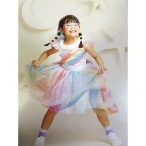 NEW Hyde & Eek Boutique Girls Medium Rainbow Unicorn Fairy Costume